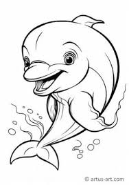 33 Adult Coloring Dolphins