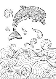 33 Cute Dolphin Coloring Page