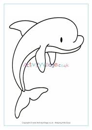 33 Dolphin Coloring Pages Free Printable