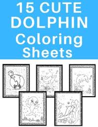 33 Dolphin Colouring Picture