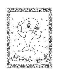 33 Dolphin Mermaid Coloring Pages