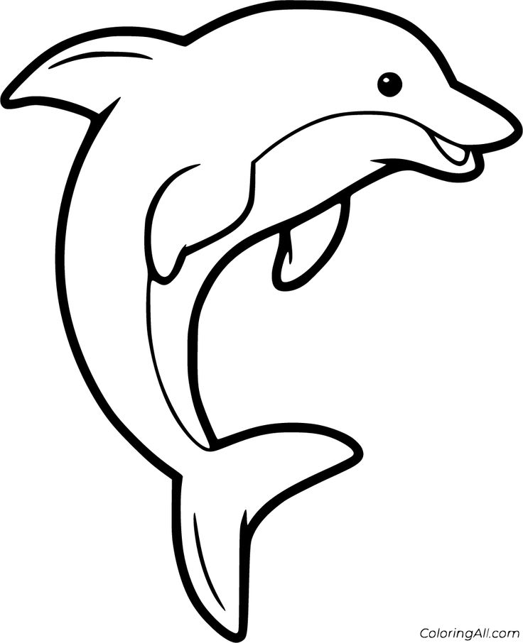 33 Free Dolphin Coloring Pages