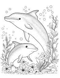 33 Free Dolphin Coloring Pictures