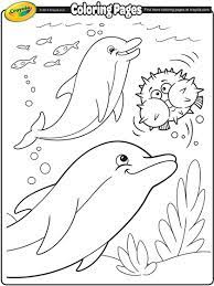 33 Free Dolphin Colouring Pages