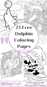 33 Free Printable Coloring Pages Dolphin