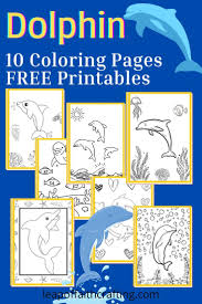 33 Printable Coloring Pages Dolphin