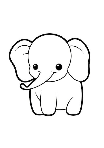 Baby Elephant Coloring Pages Free Printable 10