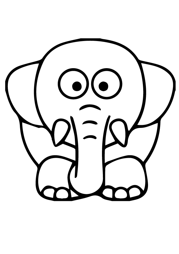 Baby Elephant Coloring Pages Free Printable 148