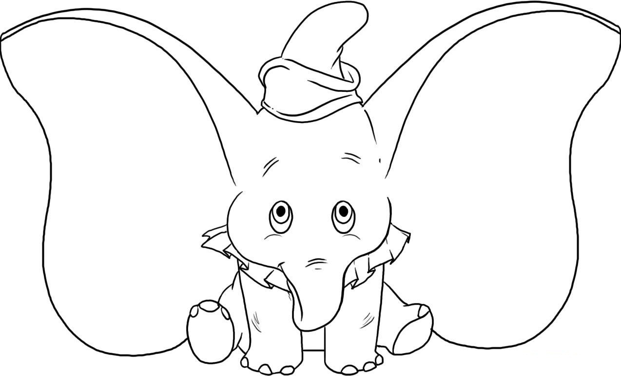 Baby Elephant Coloring Pages Free Printable 16