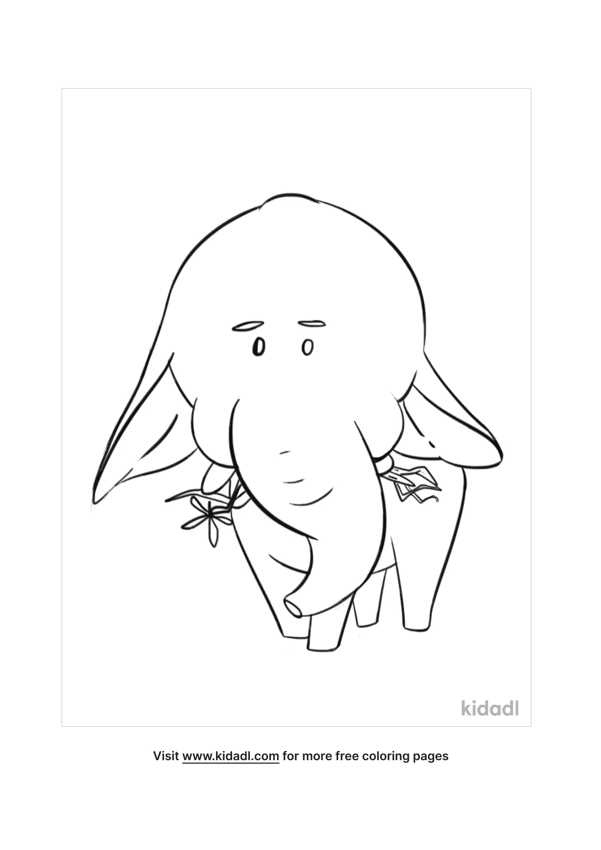 Baby Elephant Coloring Pages Free Printable 31