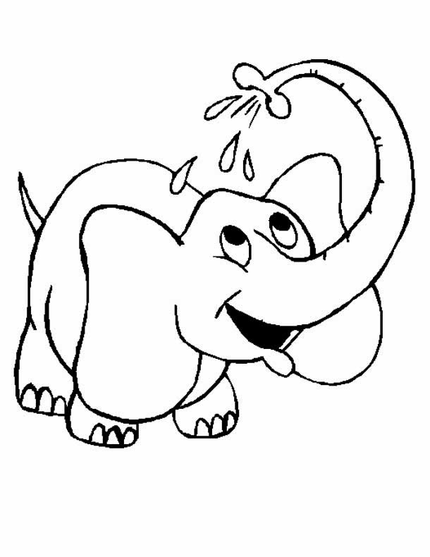 Baby Elephant Coloring Pages Free Printable 33