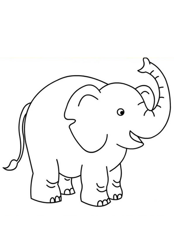 Baby Elephant Coloring Pages Free Printable 44