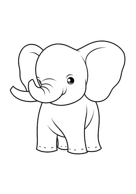 Baby Elephant Coloring Pages Free Printable 46