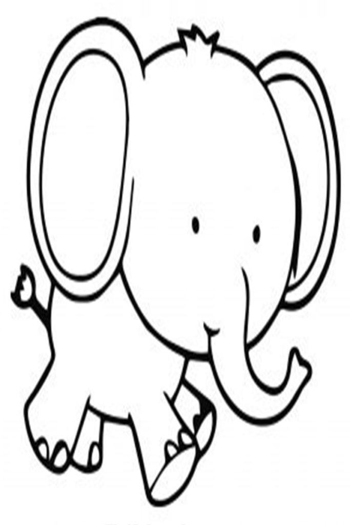 Baby Elephant Coloring Pages Free Printable 58