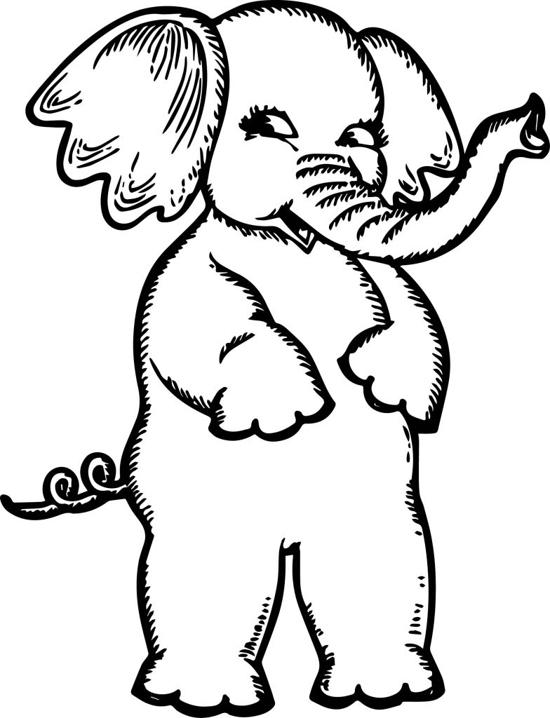 Baby Elephant Coloring Pages Free Printable 59