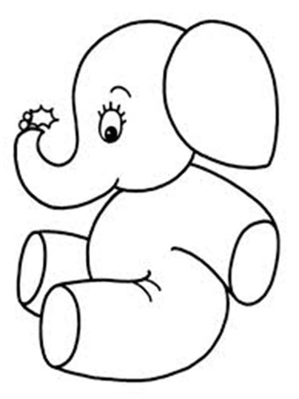 Baby Elephant Coloring Pages Free Printable 64