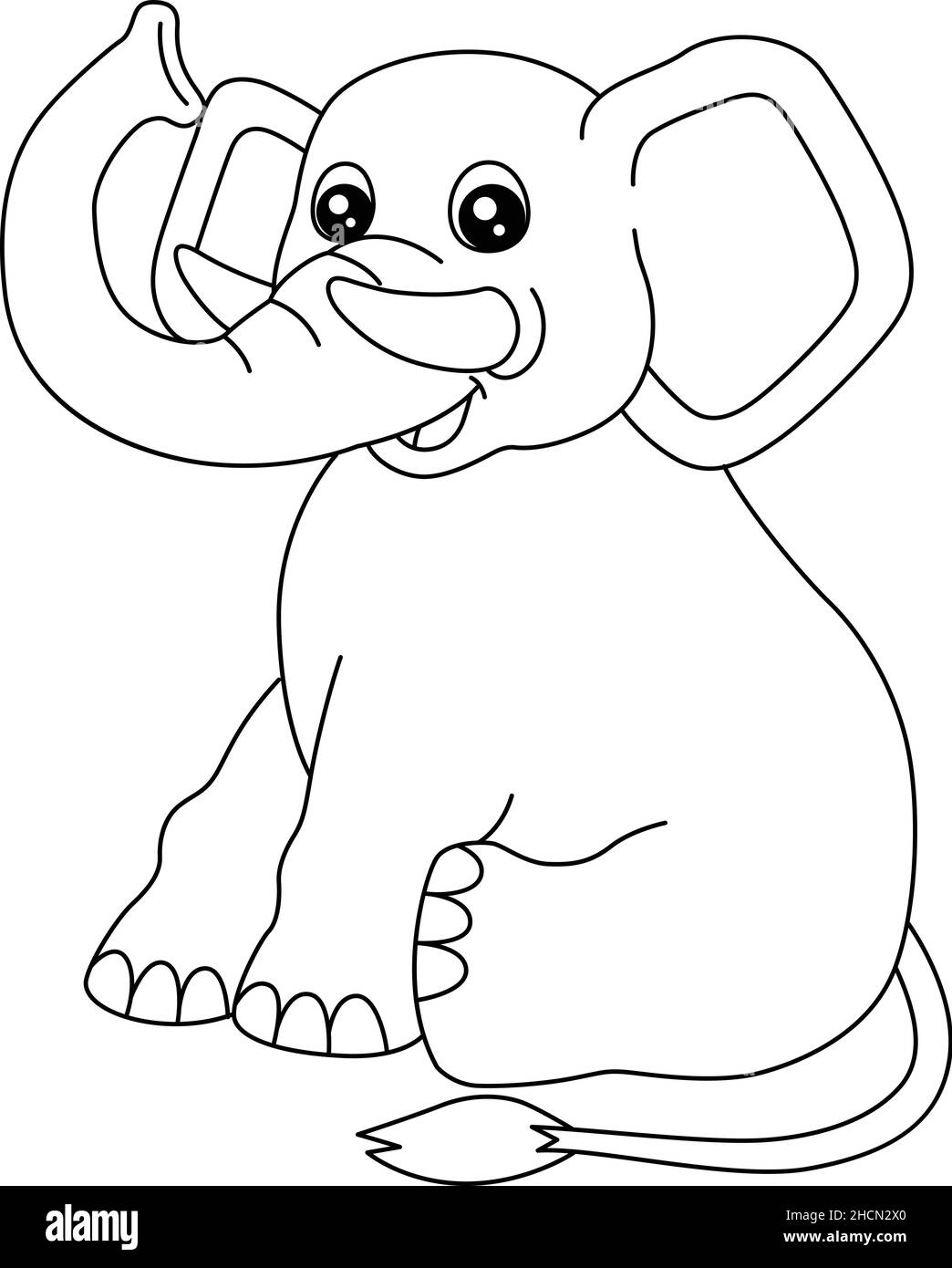 Baby Elephant Coloring Pages Free Printable 67