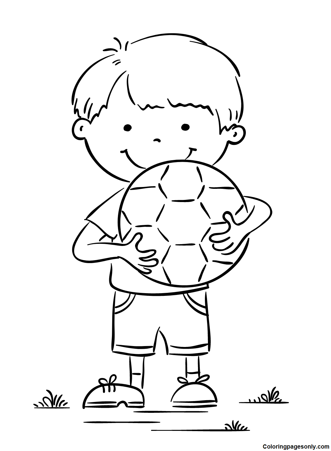 Boyish Coloring Pages Printables 1