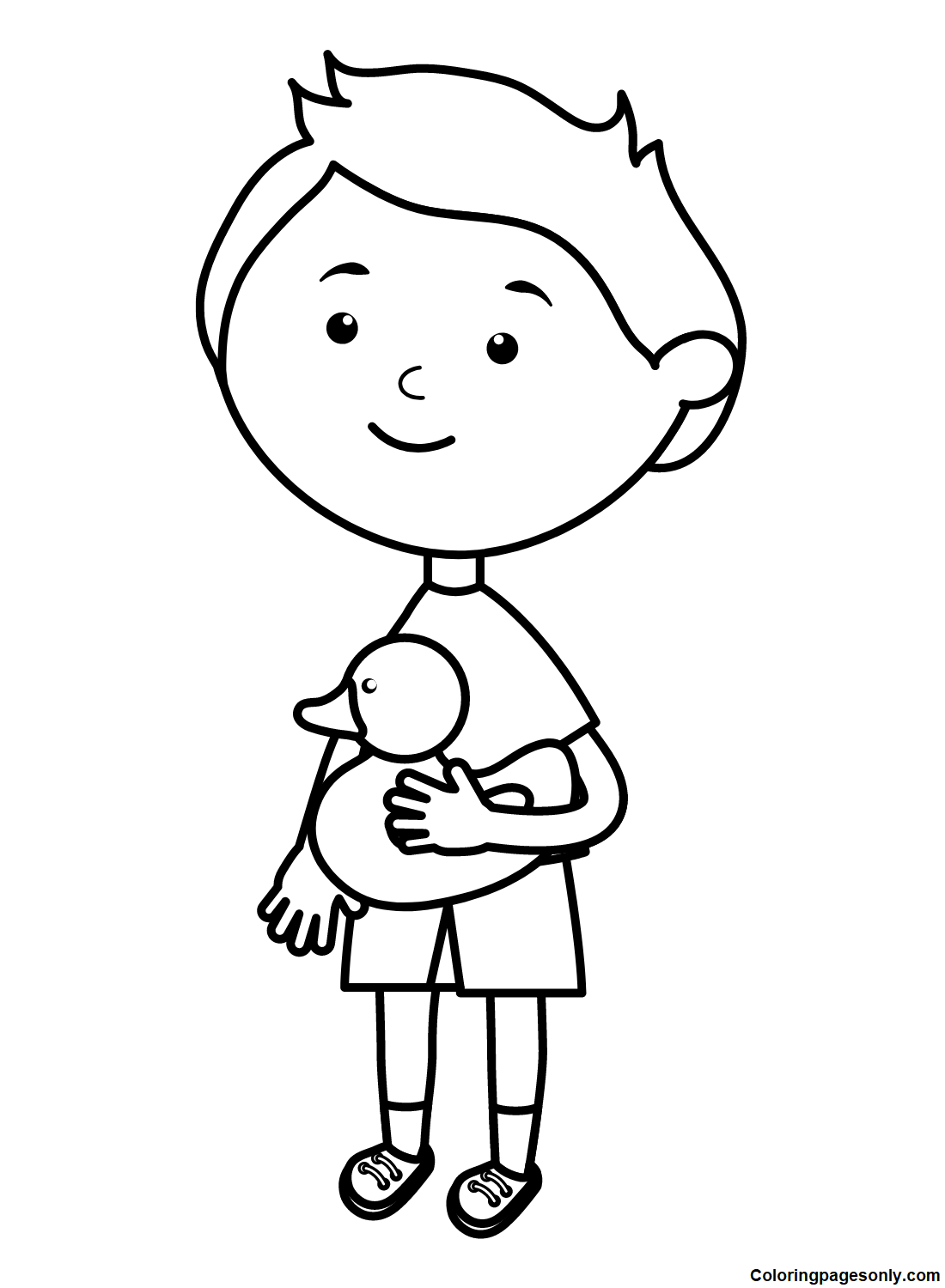 Boyish Coloring Pages Printables 128