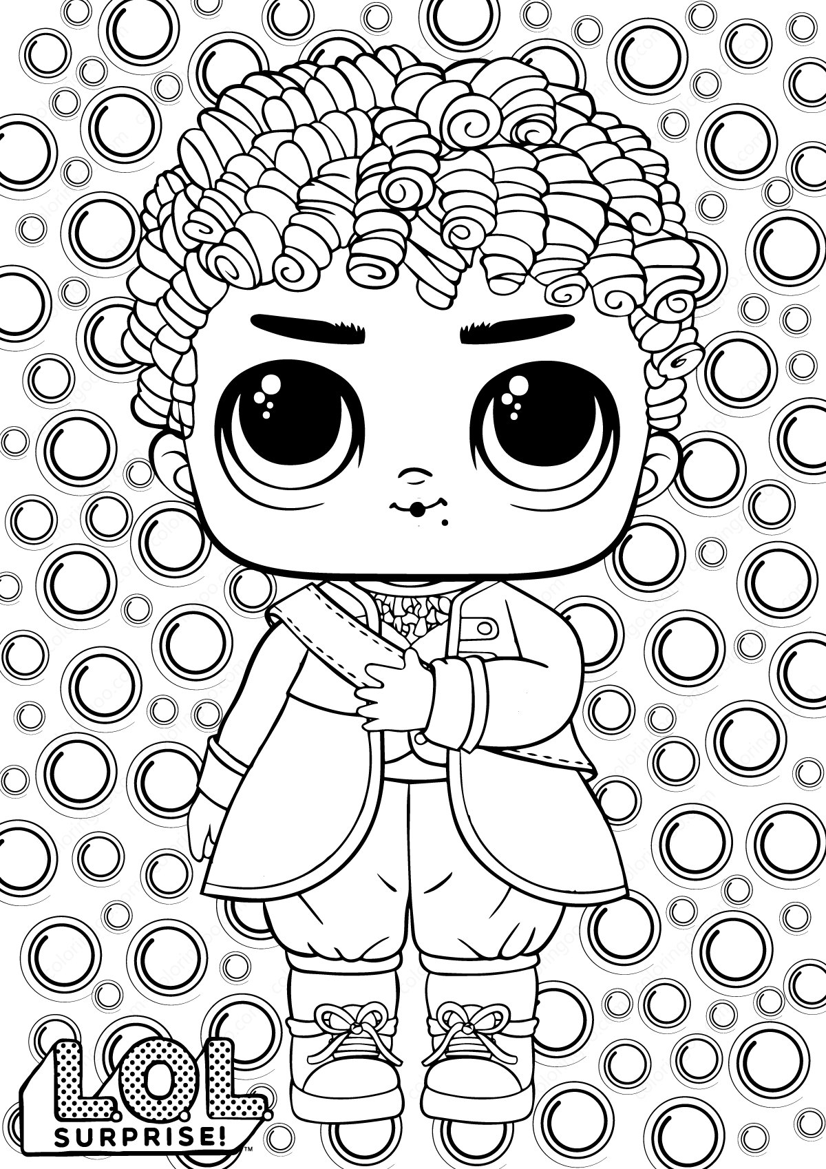 Boyish Coloring Pages Printables 136