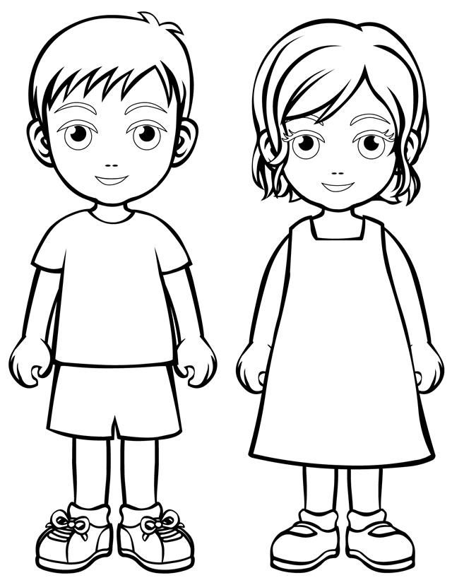 Boyish Coloring Pages Printables 145