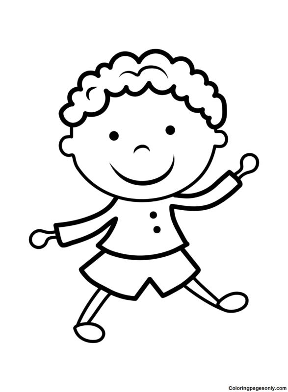 Boyish Coloring Pages Printables 153