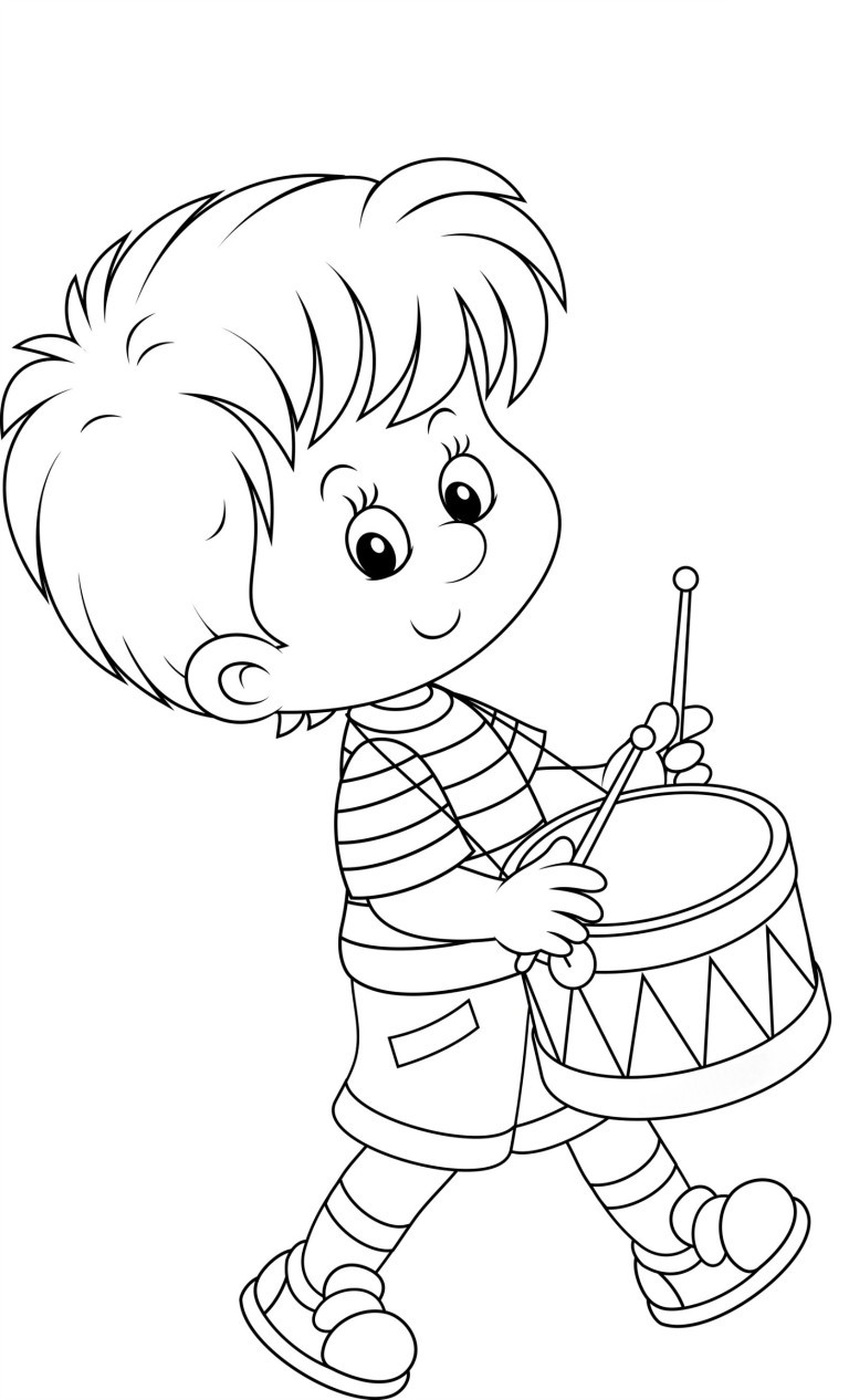 Boyish Coloring Pages Printables 29