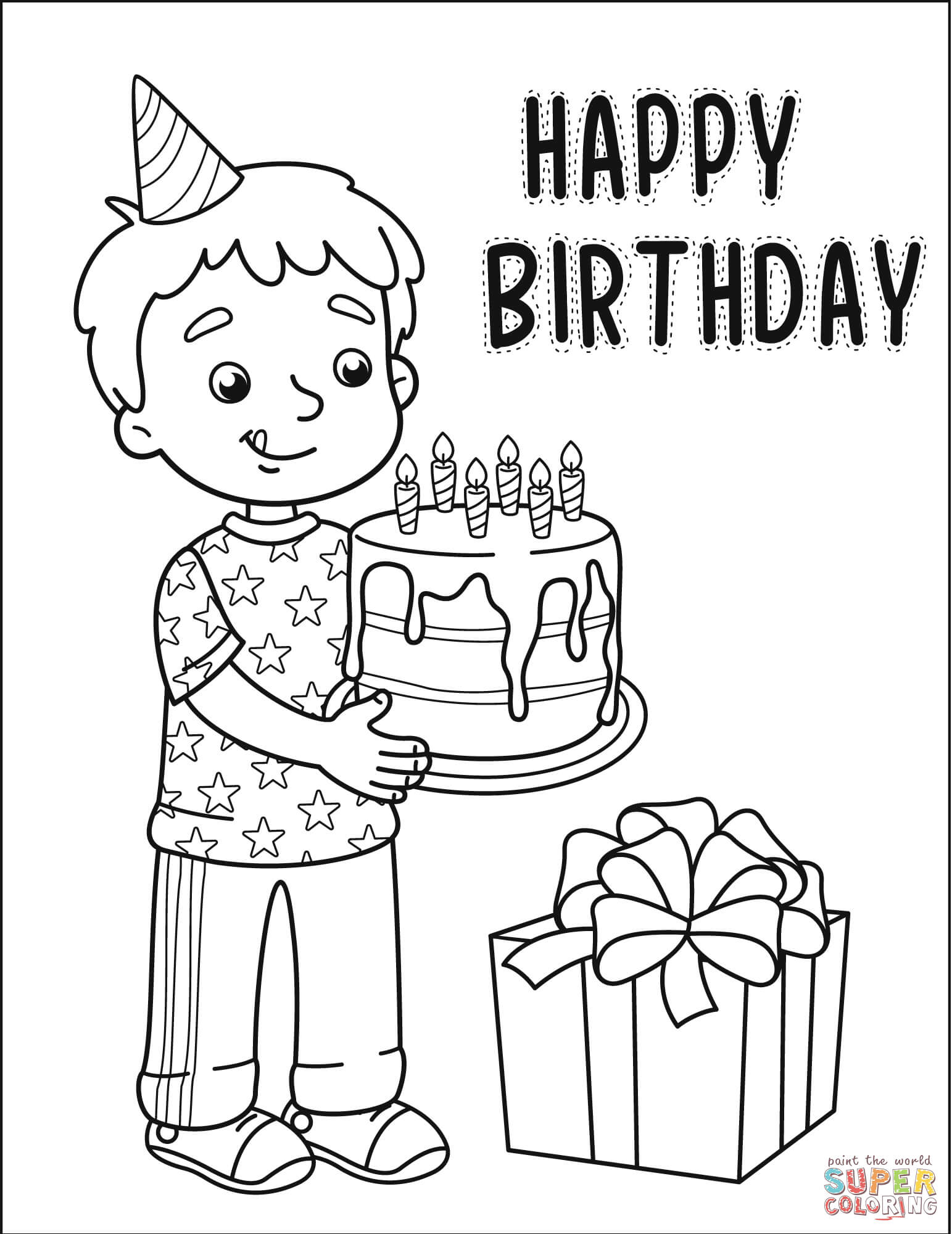 Boyish Coloring Pages Printables 69