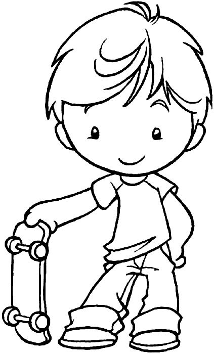 Boyish Coloring Pages Printables 91