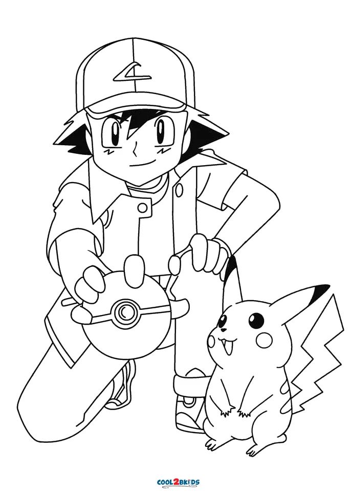 charizard and pikachu coloring page