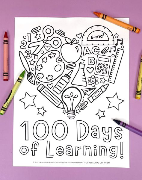 classroom coloring sheet