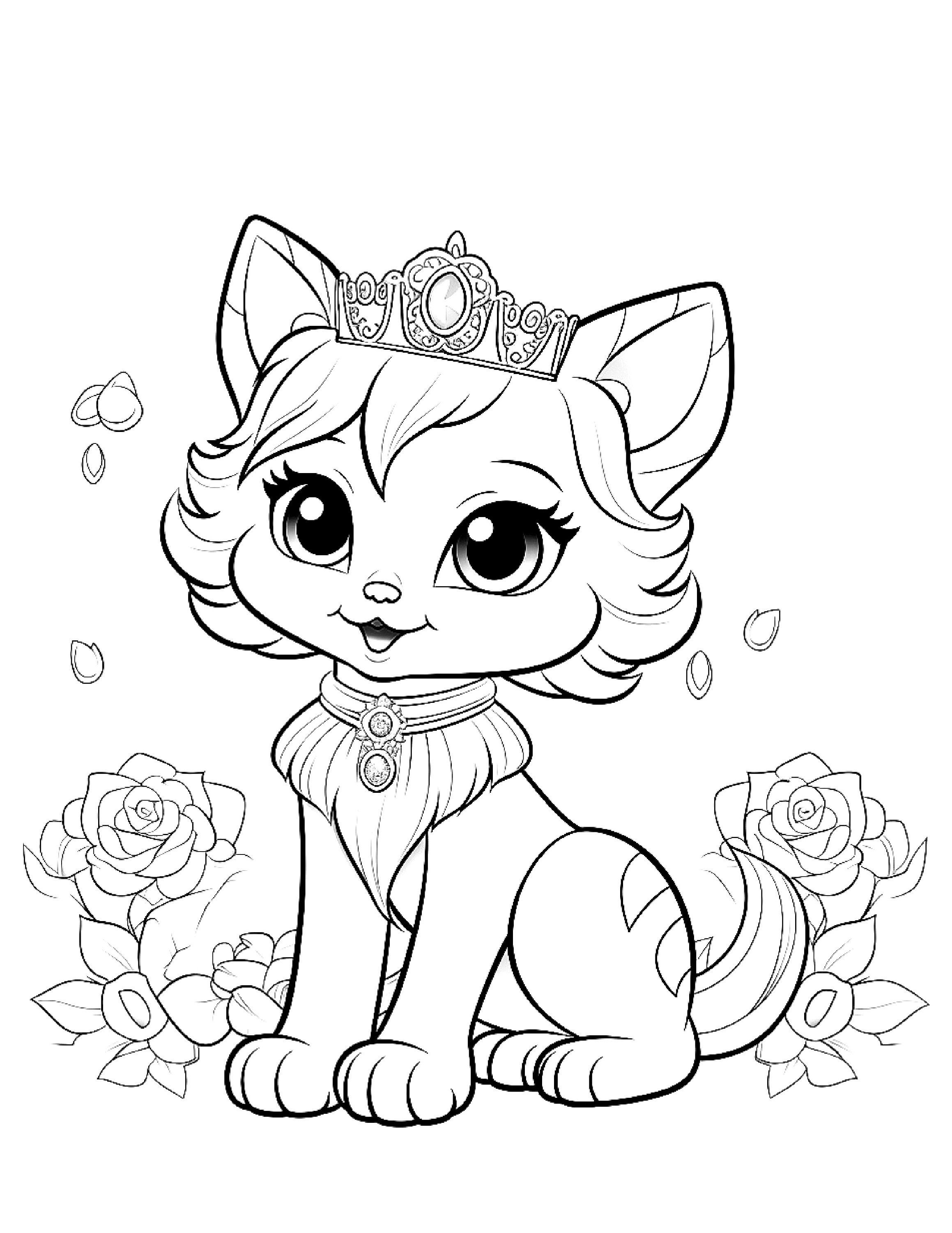 coloring pages for kittens