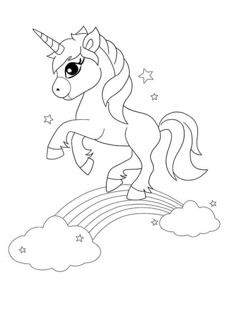 coloring pages for unicorns