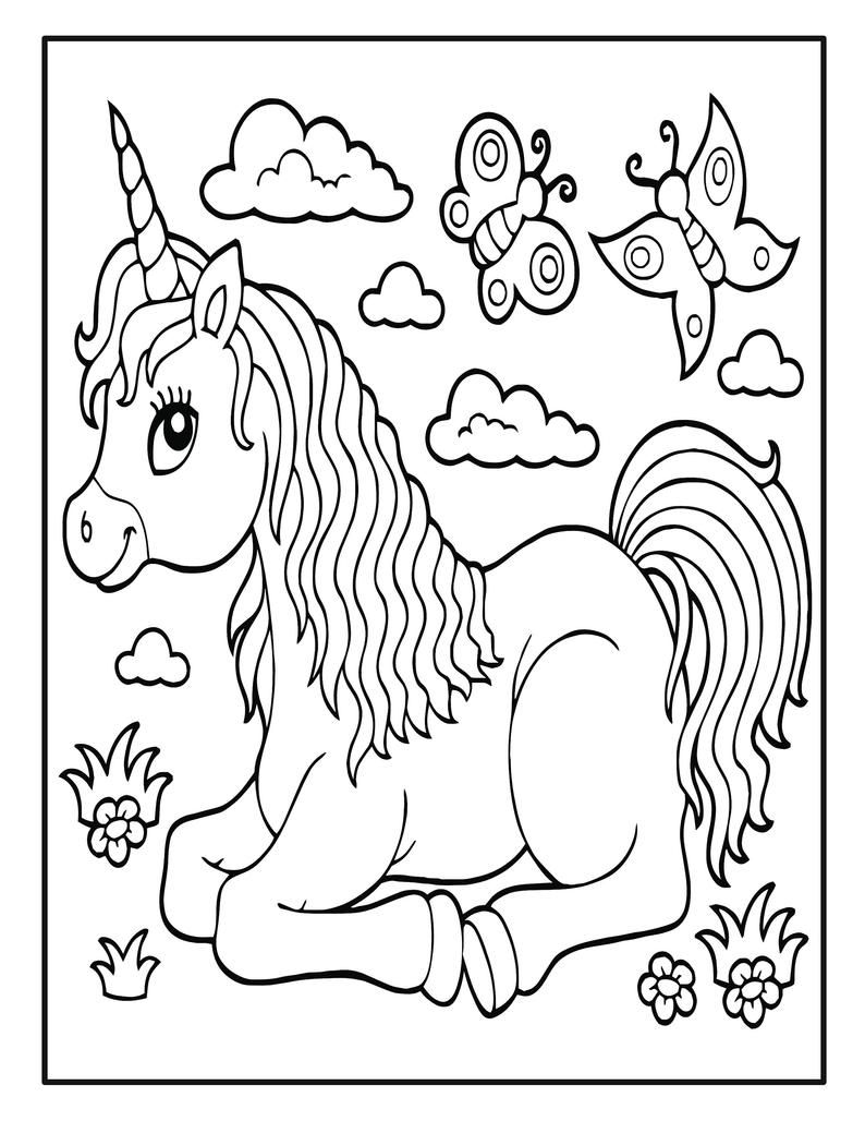 drawing of a unicorn