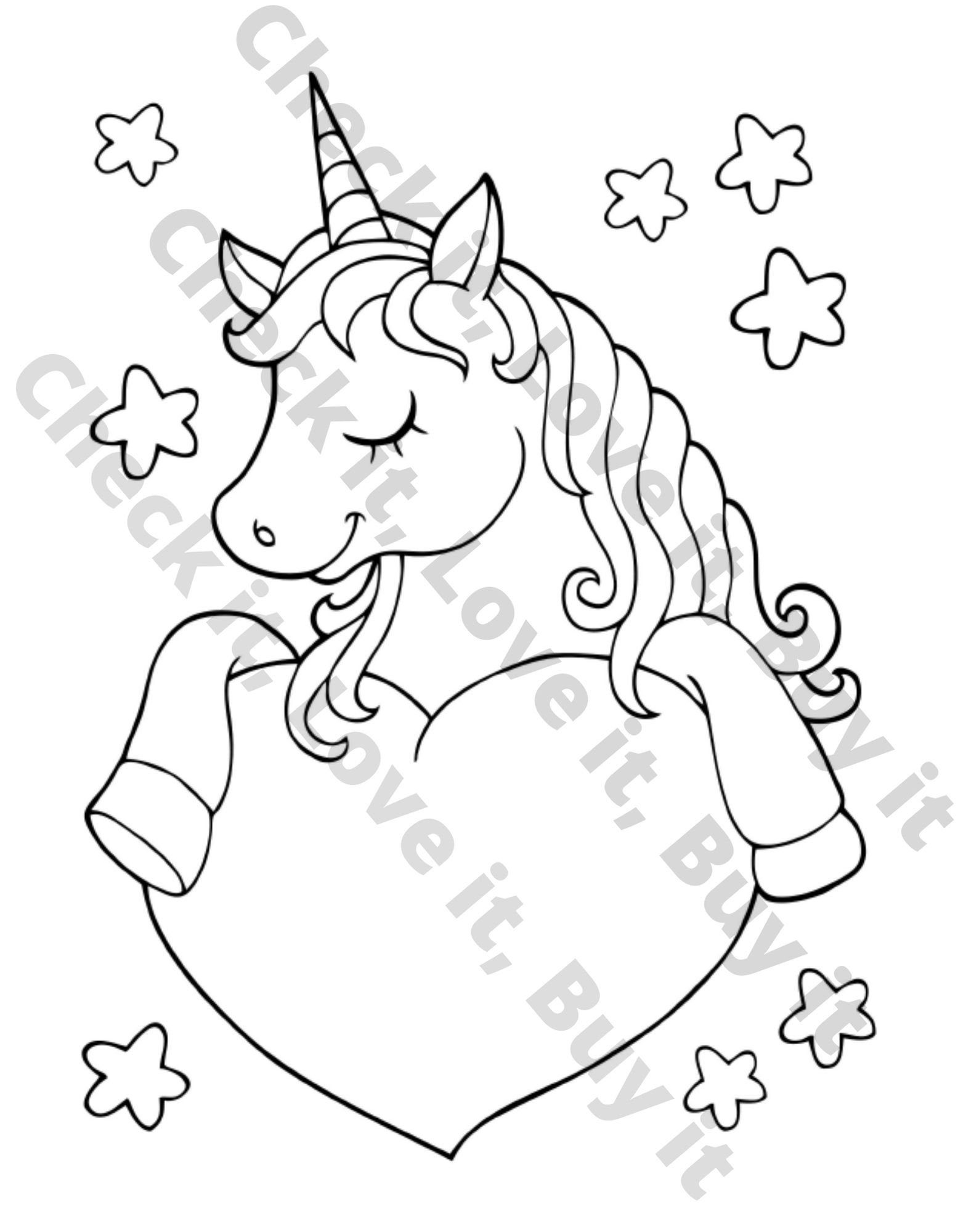 easy draw unicorn