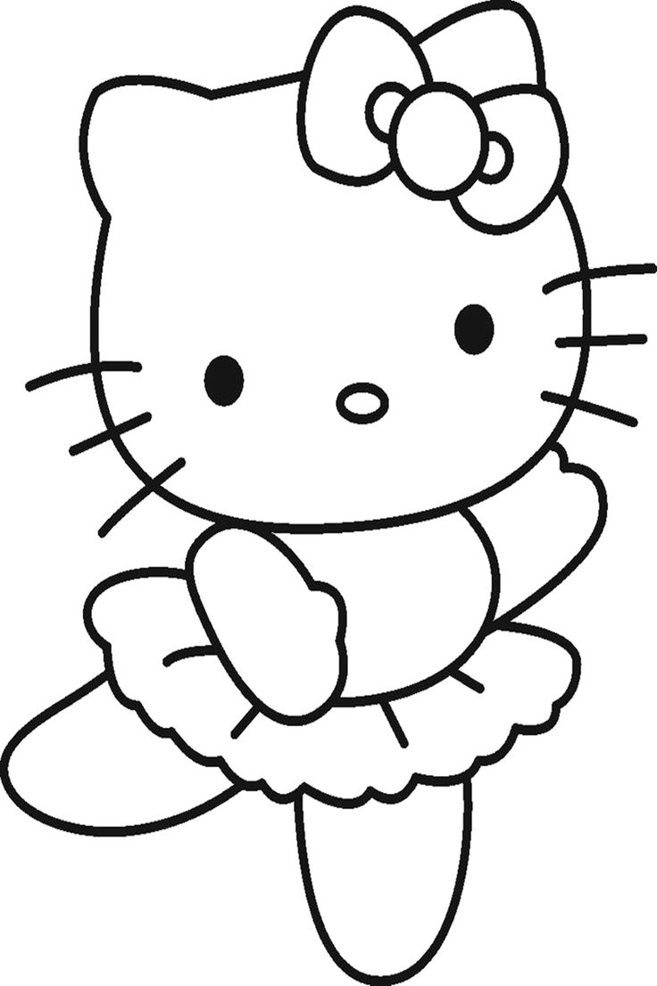 free hello kitty easter coloring pages