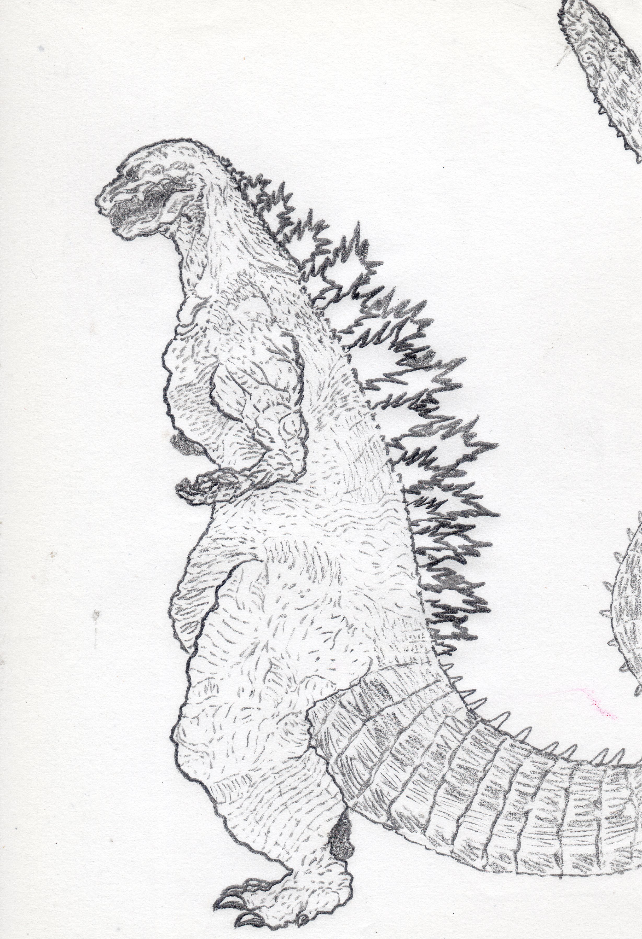 Godzilla Monster Coloring Pages Free Printable 100