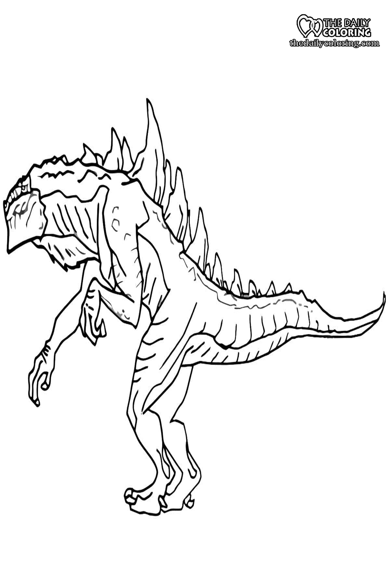 Godzilla Monster Coloring Pages Free Printable 115