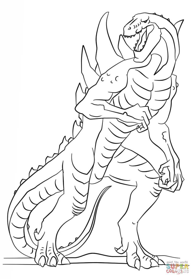 Godzilla Monster Coloring Pages Free Printable 20