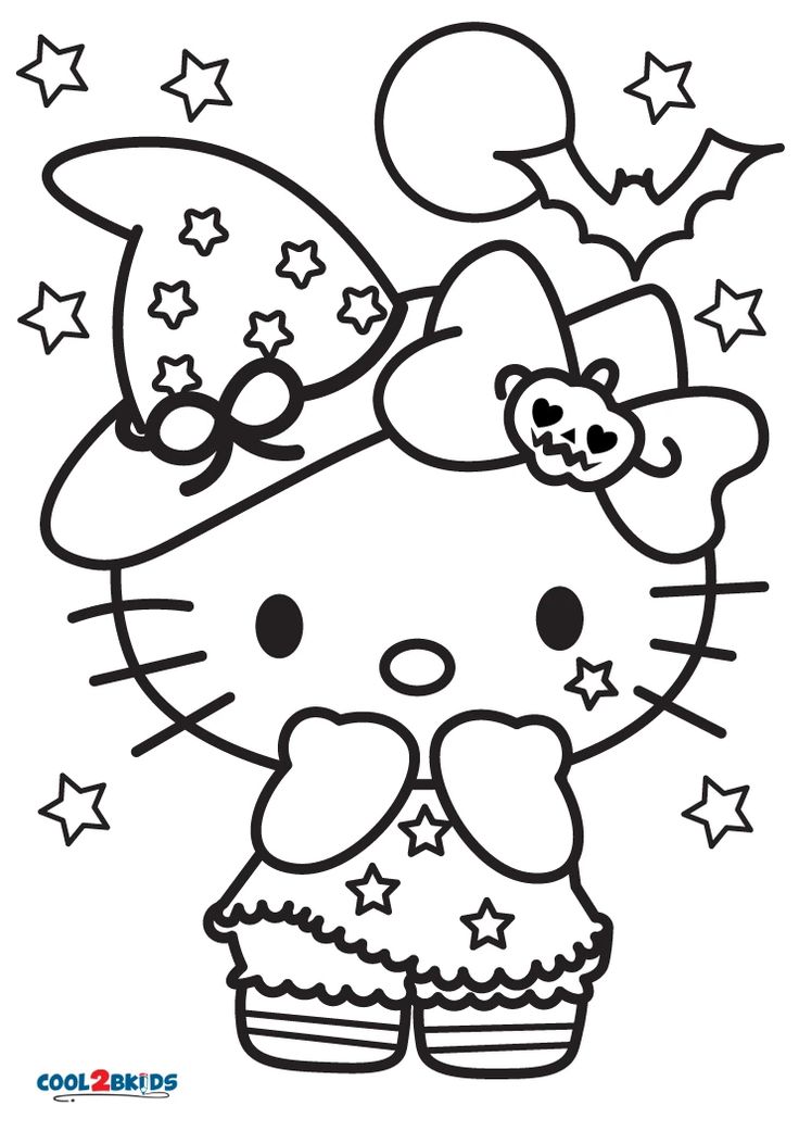 hello kitty back to school coloring pages