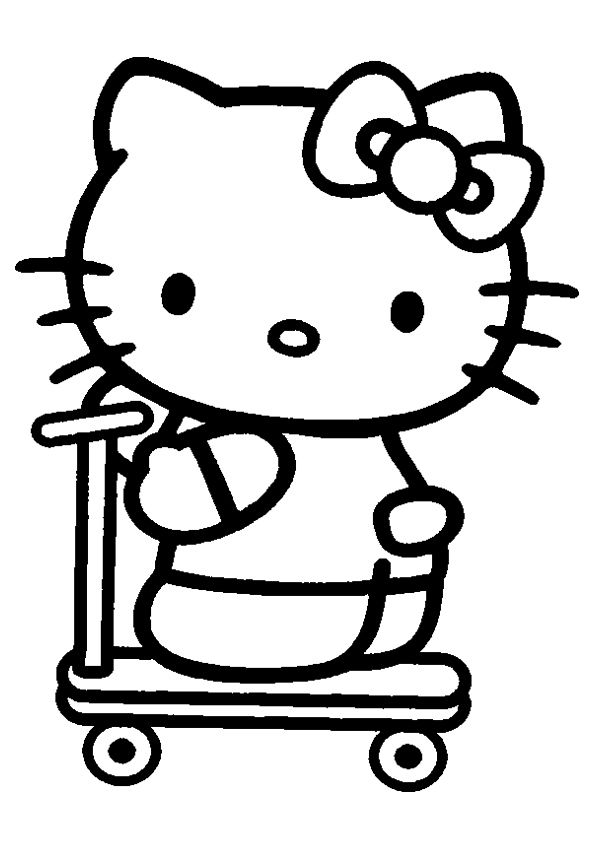 hello kitty coloring pages unblocked