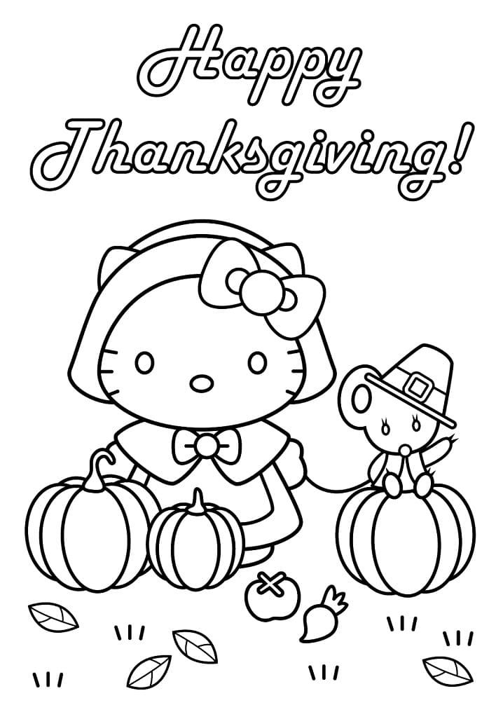 hello kitty dress up coloring pages