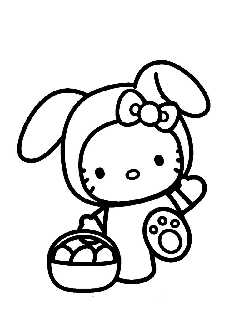 hello kitty fourth of july coloring pages