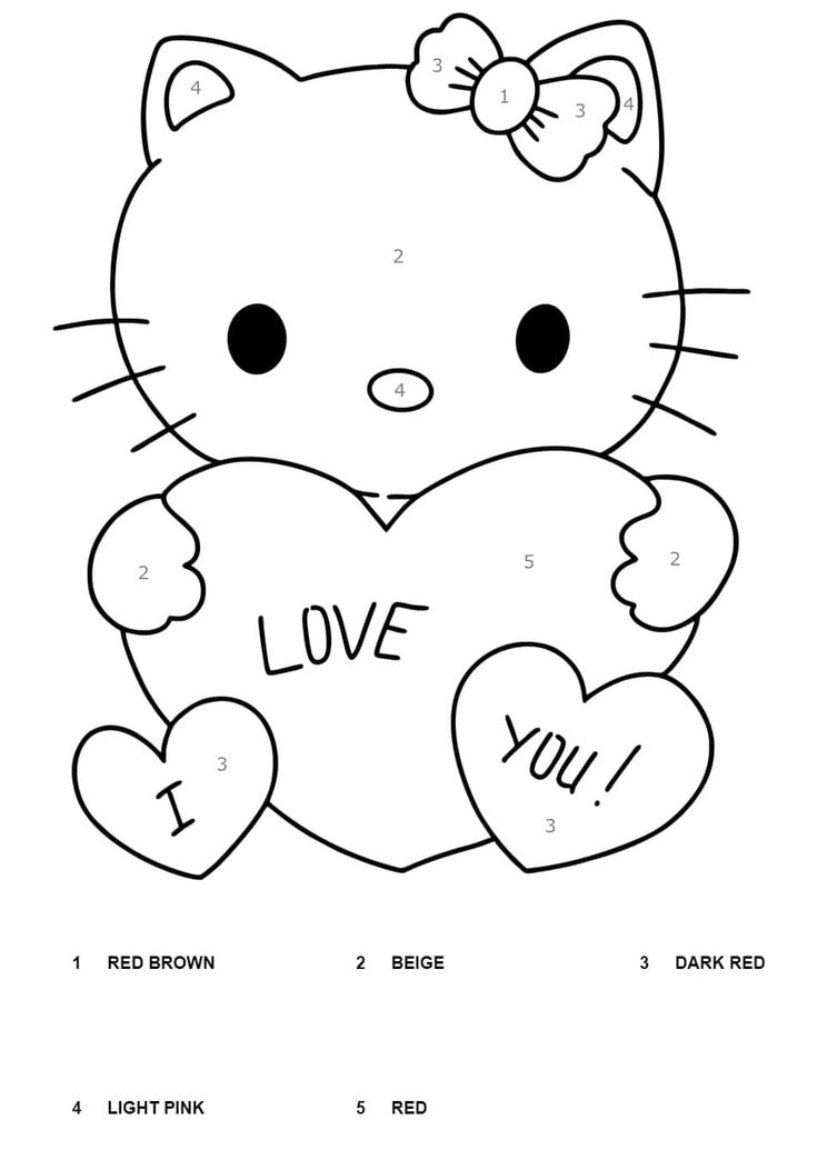 hello kitty melody and kuromi coloring pages