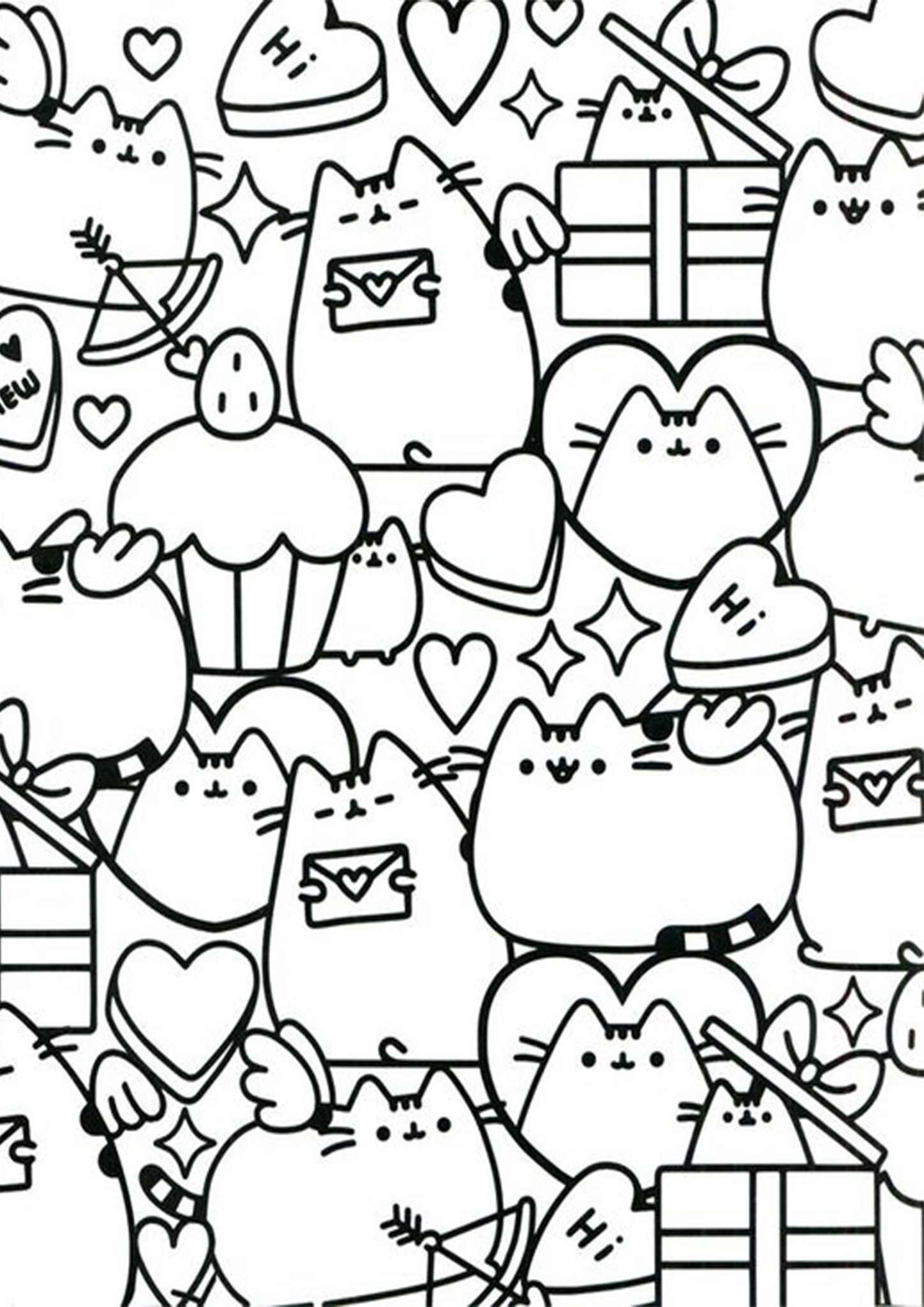 hello kitty paint coloring pages