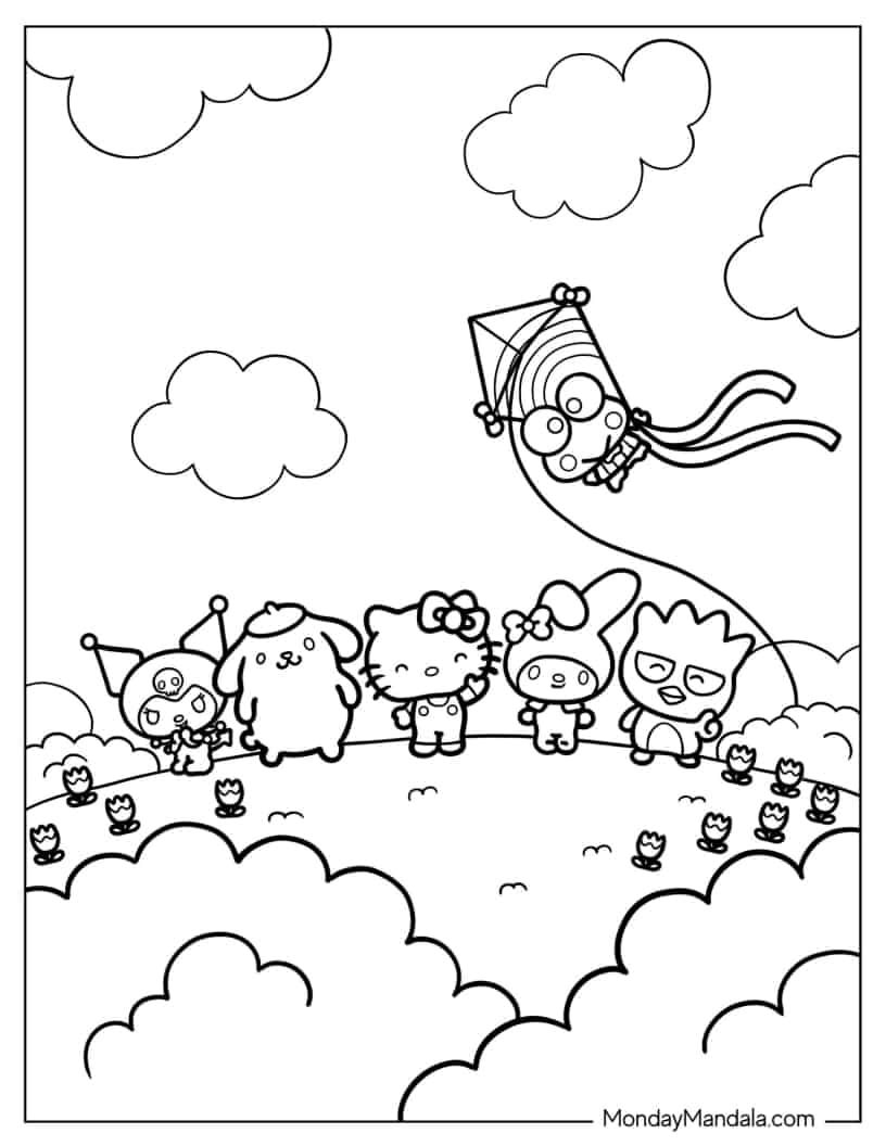 iheartcraftythings hello kitty coloring pages