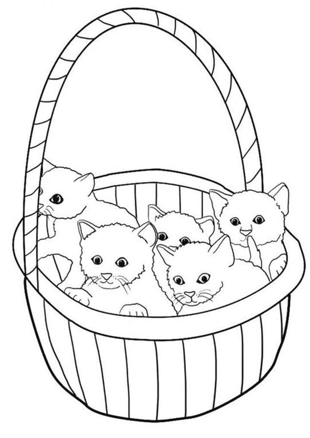 kitten coloring pages to print