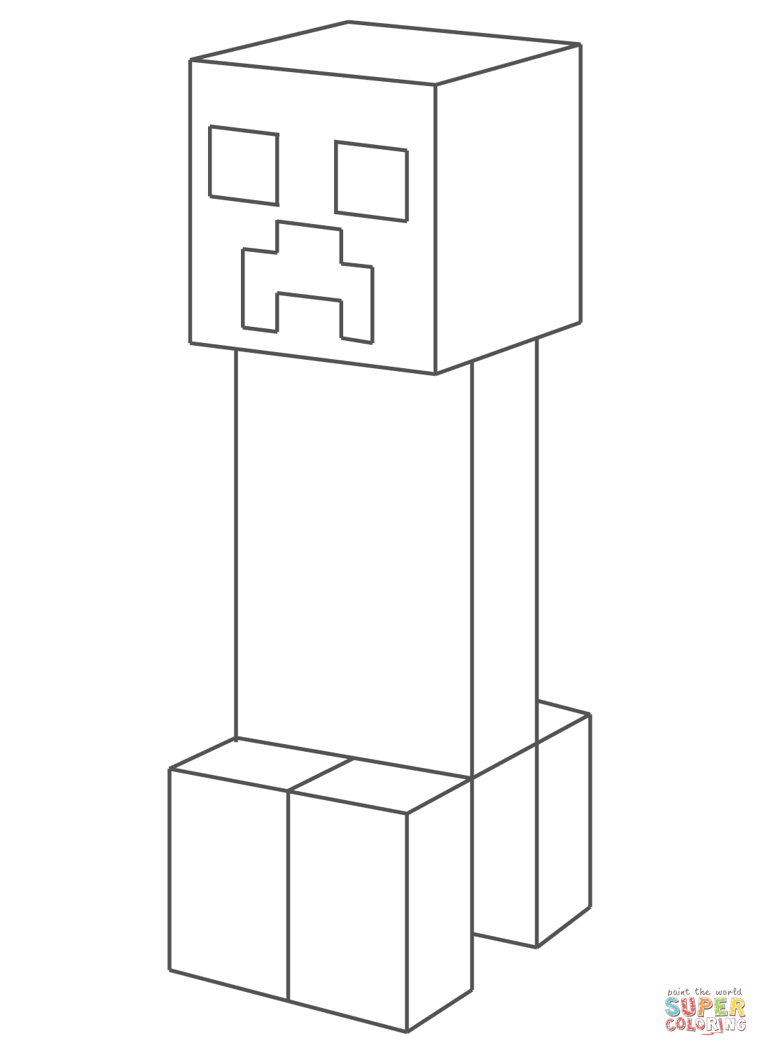 Minecraft Coloring Pages for Kids 119