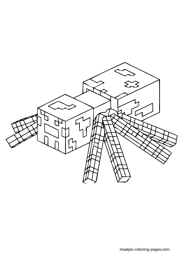 Minecraft Coloring Pages for Kids 121