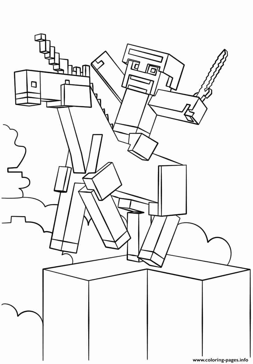 Minecraft Coloring Pages for Kids 139